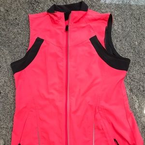 Pink Brooks Reflective Athletic Vest with Pockets